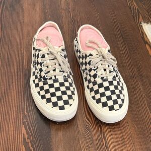 Vans Black and White Checkered Slip-Ons